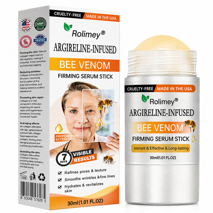 🥰Made and Shipped from the USA🇺🇸 Rolimey® Argireline-Infused Bee Venom Firming Serum Stick (⏳LAST DAY 70% OFF)✨