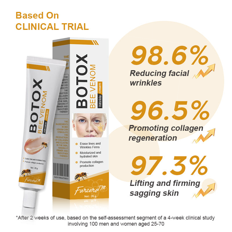🐝✨ Made and Shipped from UK ✅ Furzero™ Botox Bee Venom Wrinkle Removal Cream - LAST DAY 70% OFF