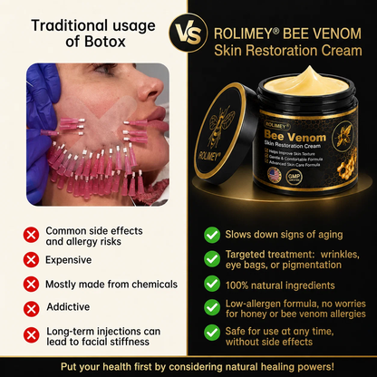 Rolimey® Bee venom Pro Comprehensive Cream —Tightening for Skin Types 🔥