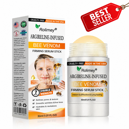 🥰Made and Shipped from the USA🇺🇸 Rolimey® Argireline-Infused Bee Venom Firming Serum Stick (⏳LAST DAY 70% OFF)✨