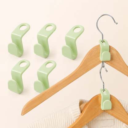 🔥 50% OFF TODAY! Space-Saving Hanger Hooks for Closets & Wardrobes