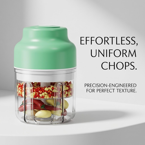 Noveliquecosh Ultimate Portable Wireless Garlic Press & Food Mincer - One-Touch Mini Electric Chopper for Garlic, Ginger, and Chili, BPA-Free Waterproof Baby Food Supplement Machine