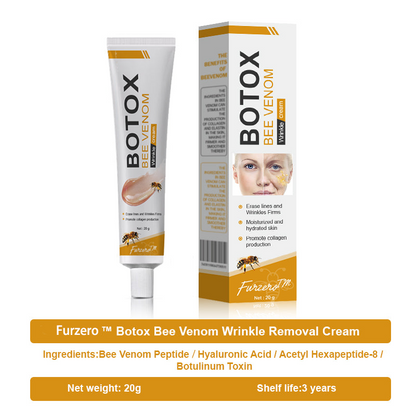 🐝✨ Made and Shipped from UK ✅ Furzero™ Botox Bee Venom Wrinkle Removal Cream - LAST DAY 70% OFF