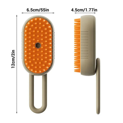 3 in 1 Pet Steam Brush | Rechargeable, Self-Cleaning, Deshedding & Massage Tool for Dogs & Cats-Final 3 Hours: 30%OFF 🔥