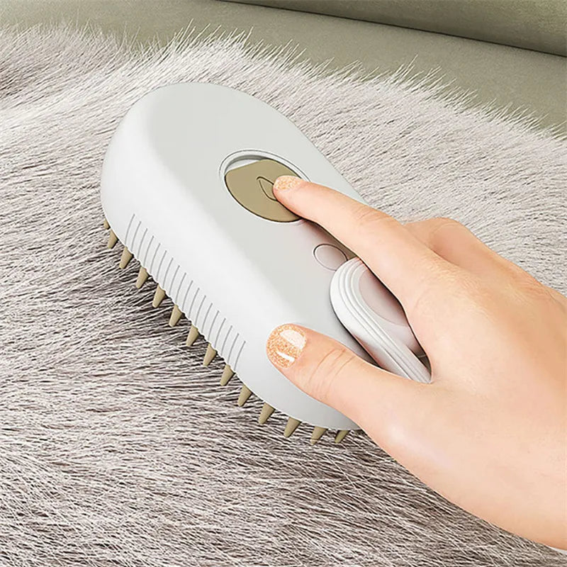 3 in 1 Pet Steam Brush | Rechargeable, Self-Cleaning, Deshedding & Massage Tool for Dogs & Cats-Final 3 Hours: 30%OFF 🔥