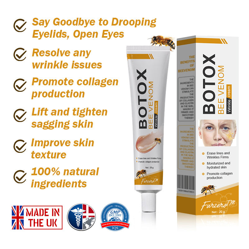 🐝✨ Made and Shipped from UK ✅ Furzero™ Botox Bee Venom Wrinkle Removal Cream - LAST DAY 70% OFF